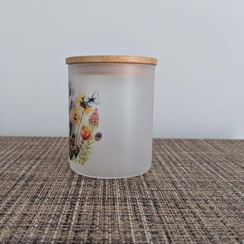Butterfly Candle Holder With A Battery Operated Flickering Tea Light