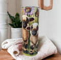 Adorable Lamb Tumbler 20oz With Reusable Straw, Can Be Personalized