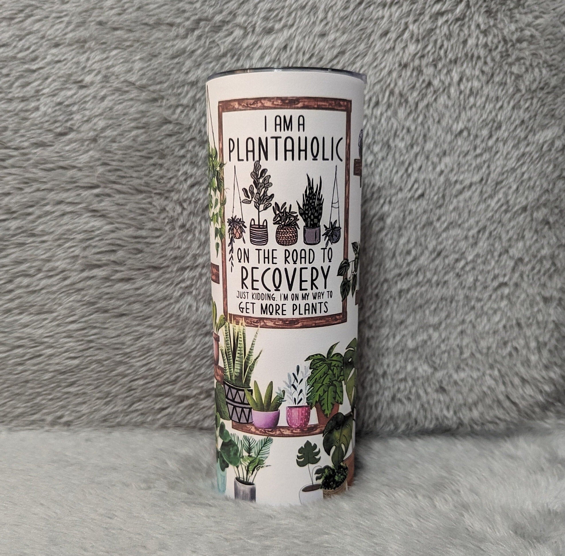 Plant Lover Tumbler 20oz With Reusable Straw