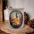 Goose Candle Holder With A Battery Operated Flickering Tea Light