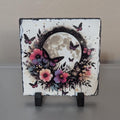 Moon Butterfly Slate Picture With Display Legs