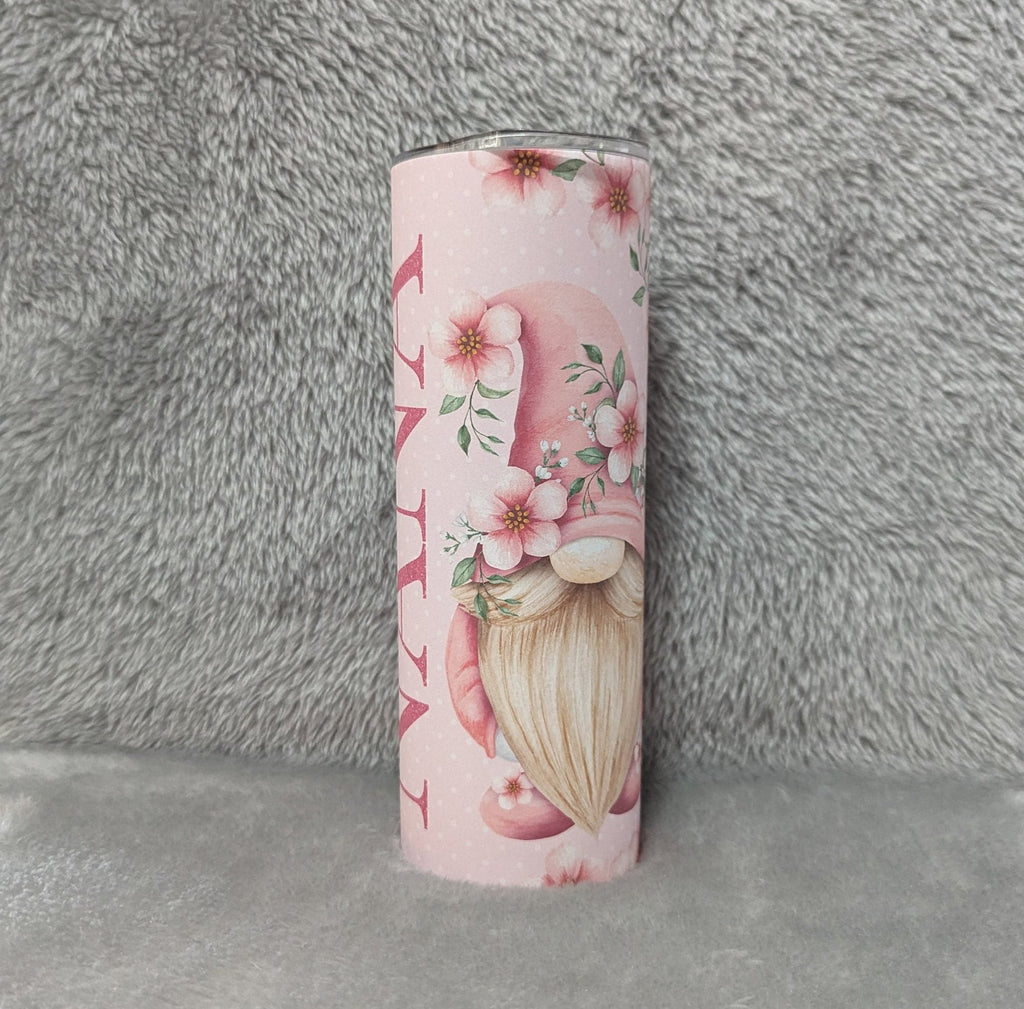 Nana Gnome Tumbler 20oz With Reusable Straw
