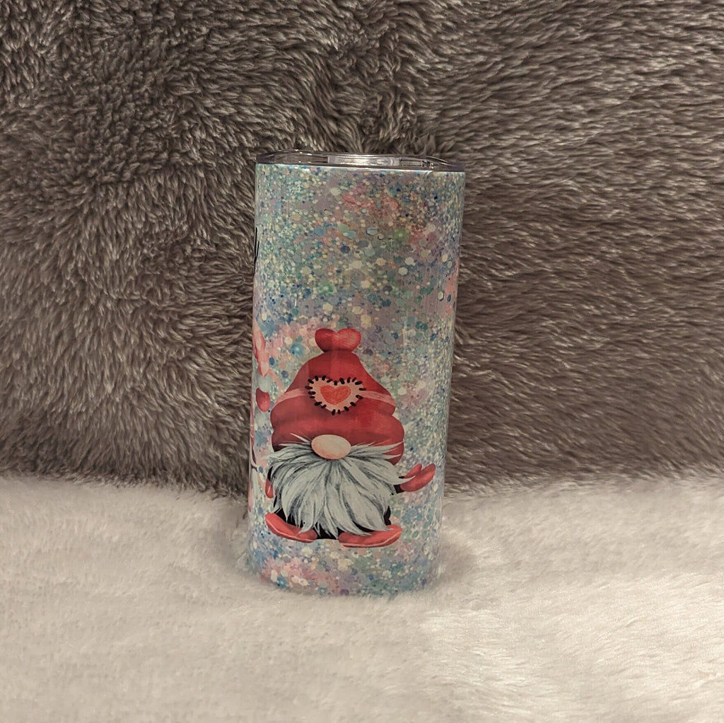 Kids Gnome Tumbler 15oz With Reusable Straw, Can Be Personalized