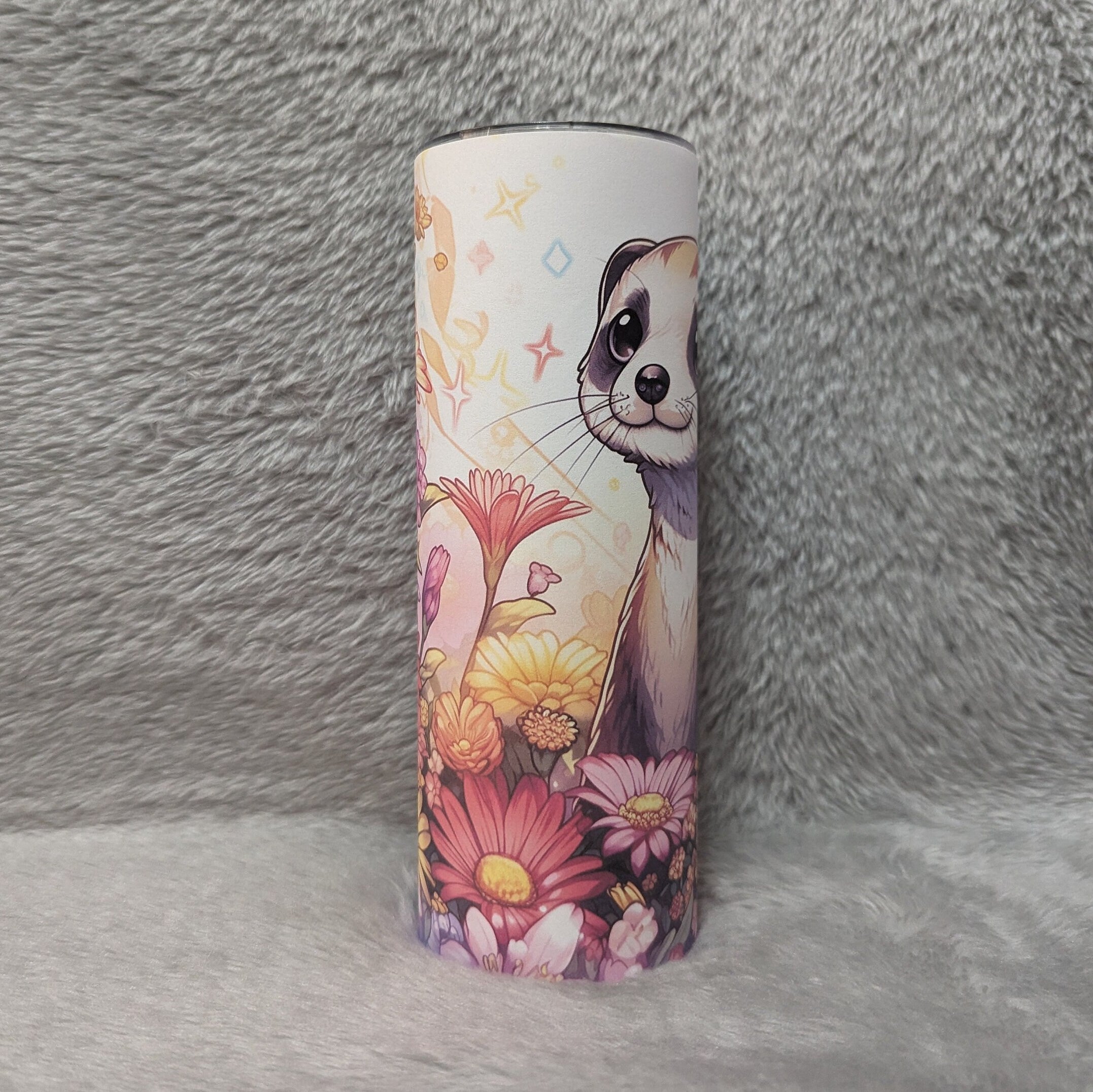 Meerkat Tumbler 20oz With Reusable Straw, Can Be Personalized