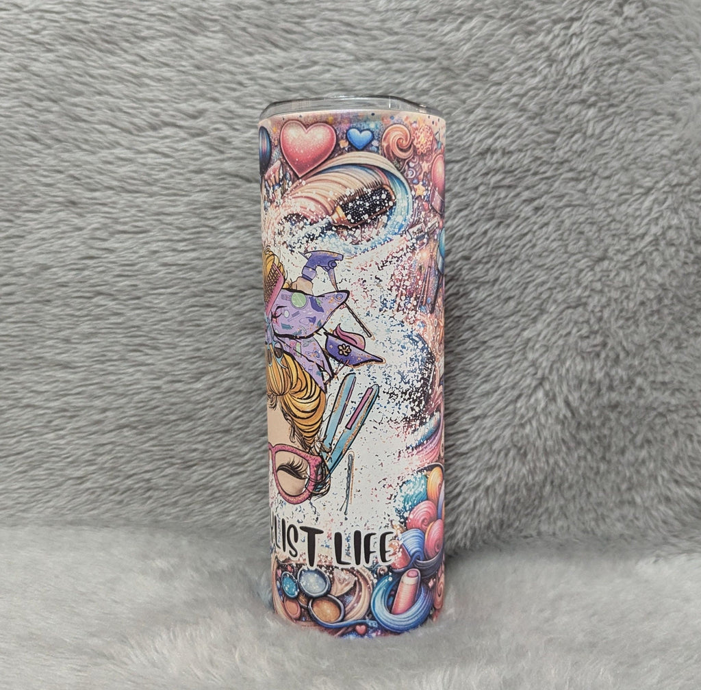 Hair Stylist Tumbler 20oz With Reusable Straw, Can Be Personalized