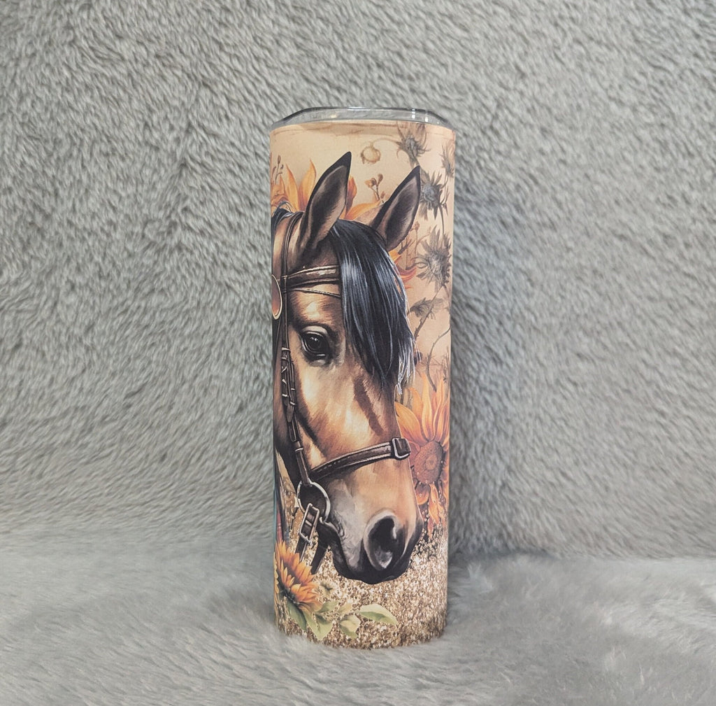 Cowgirl Tumbler 20oz With Reusable Straw, Can Be Personalized