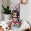 Some Moms Swear Tumbler 20oz With Reusable Straw, Can Be Personalized