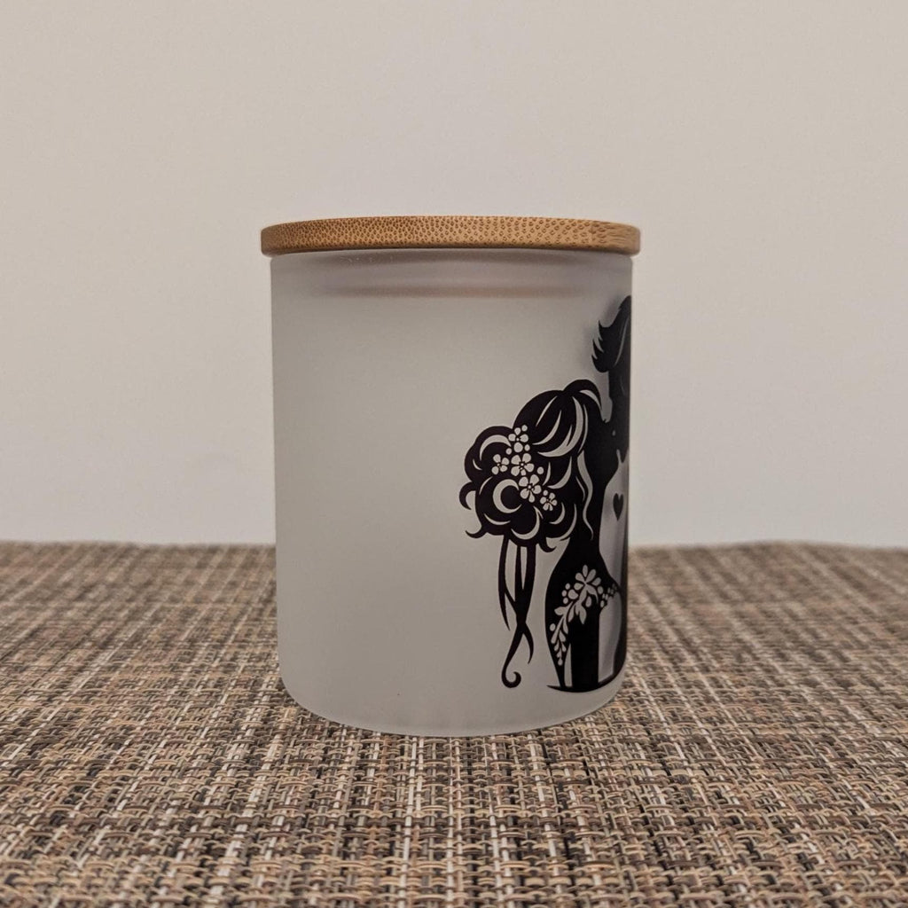 Wedding Candle Holder With A Battery Operated Flickering Tea Light