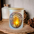 Dragonfly Candle Holder With A Battery Operated Flickering Tea Light