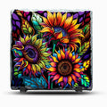Colorful Slate Sunflower Picture With Display Legs