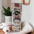 Camping Tumbler 20oz With Reusable Straw, Can Be Personalized