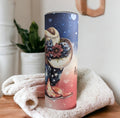 Just An American Girl Tumbler 20oz With Reusable Straw, Can Be Personalized