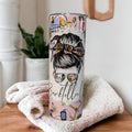 Bank Teller Tumbler 20oz With Reusable Straw, Can Be Personalized