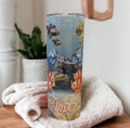 Stunning Fish Tumbler with A Beautiful Aquarium Fish Design 20oz With Reusable Straw, Can Be Personalized
