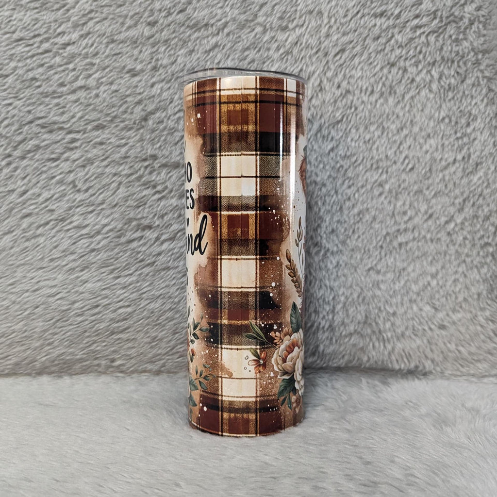 Just A Girl Who Loves Highland Cows Tumbler 20oz With Reusable Straw, Can Be Personalized
