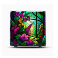 Vibrant Tropical Flowers Slate With Display Legs