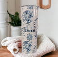Sun and Moon Tumbler 20oz With Reusable Straw, Can Be Personalized