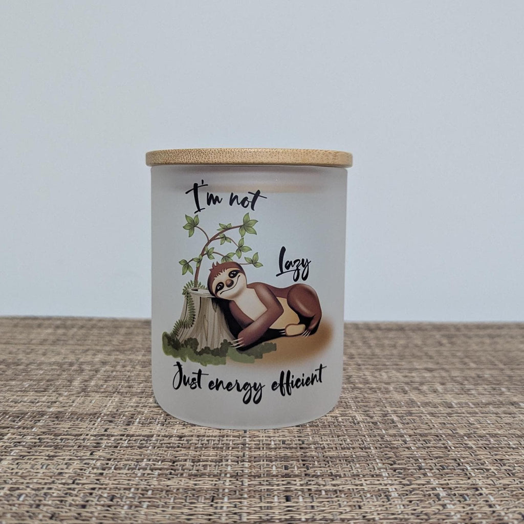 Sloth Candle Holder With A Battery Operated Flickering Tea Light