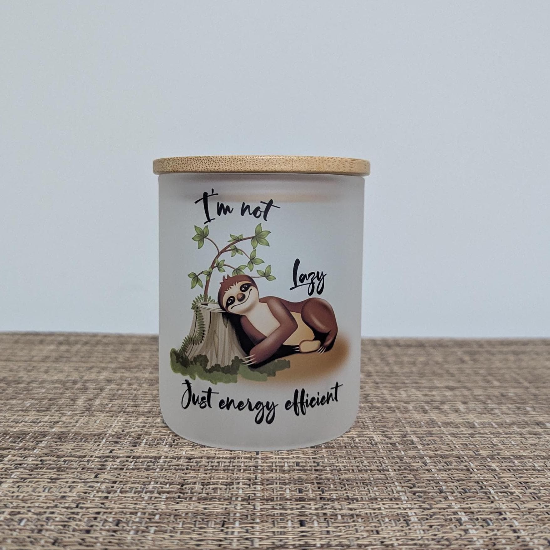Sloth Candle Holder With A Battery Operated Flickering Tea Light