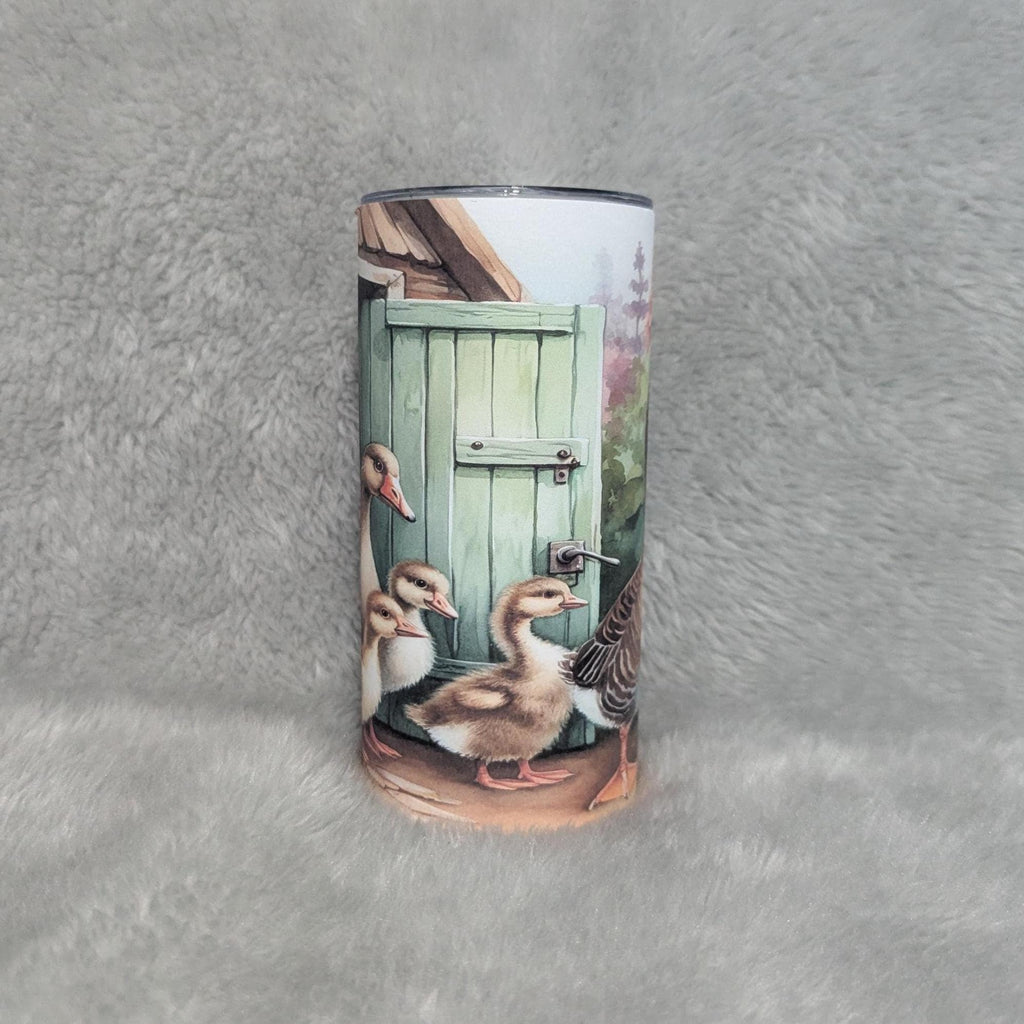 Kids Goose Tumbler 15oz With Reusable Straw, Can Be Personalized