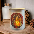 Mother Teresa Candle Holder with Flickering Tea Light