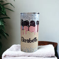 Kids Ice Cream Tumbler 15oz With Reusable Straw, Can Be Personalized