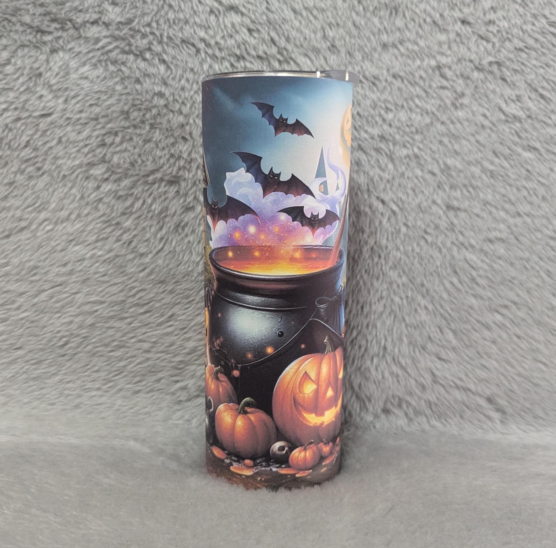 Halloween Tumbler 20oz With Reusable Straw, Can Be Personalized