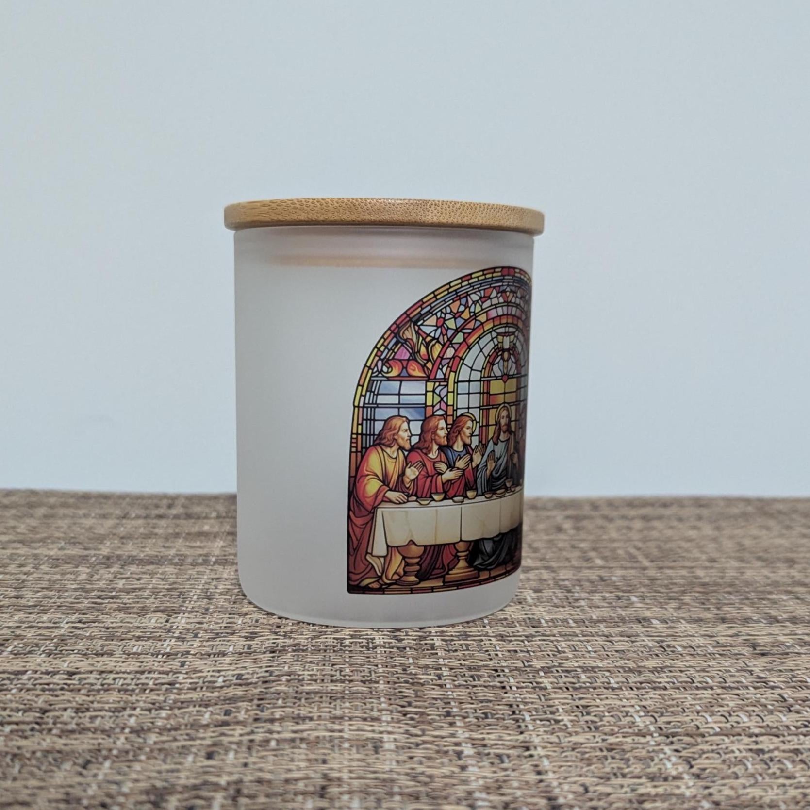 The Last Supper Candle Holder with A Flickering Tea Light