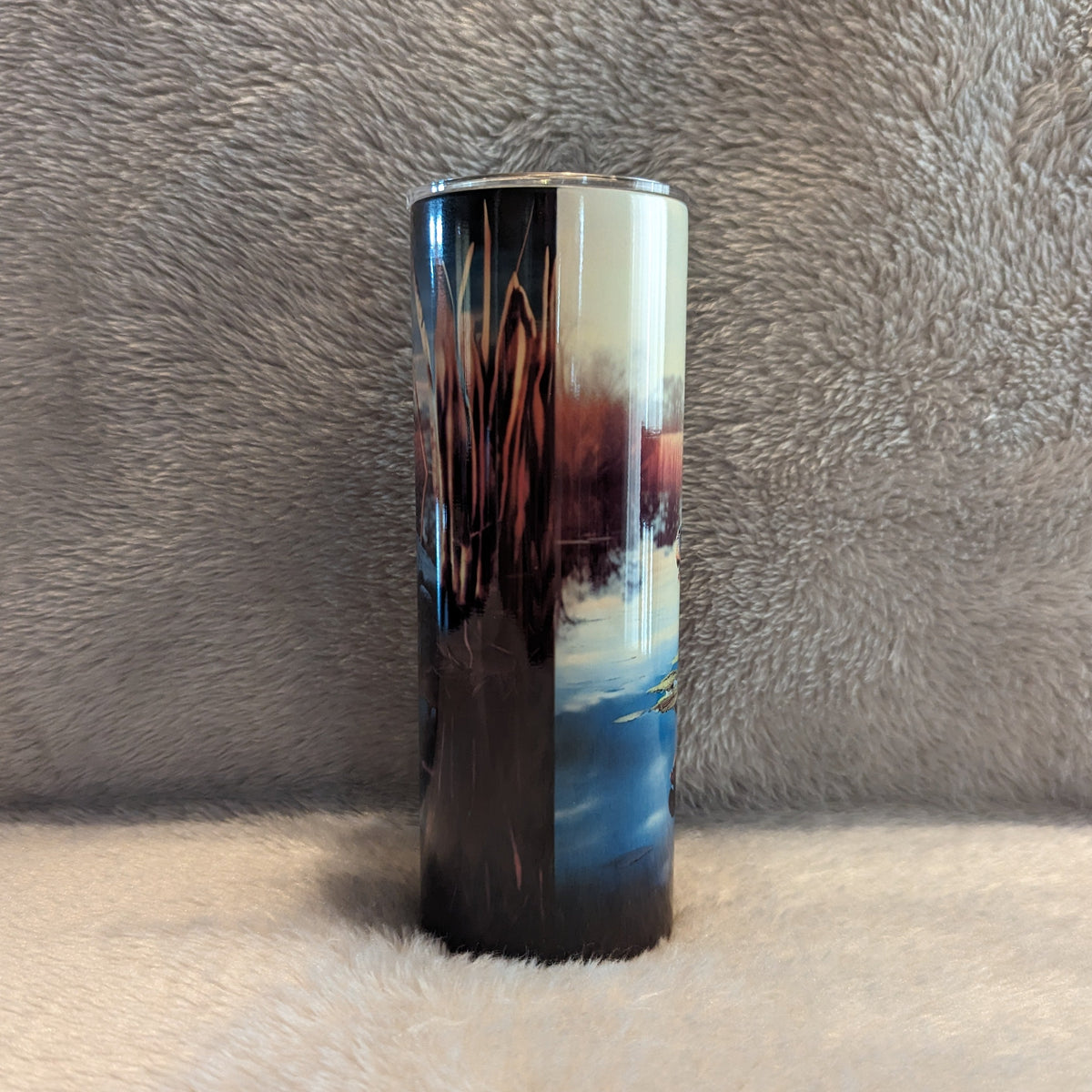 Alligator Tumbler 20oz With A Reusable Straw
