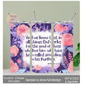 Romans 8:28, Religious Tumbler 20oz With Reusable Straw