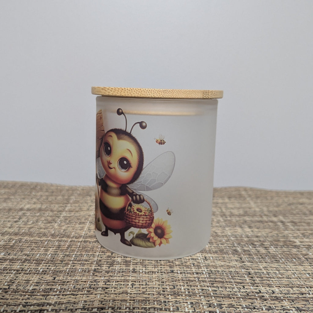 Bee Kind Bee Candle Holder With A Battery Operated Flickering Tea Light