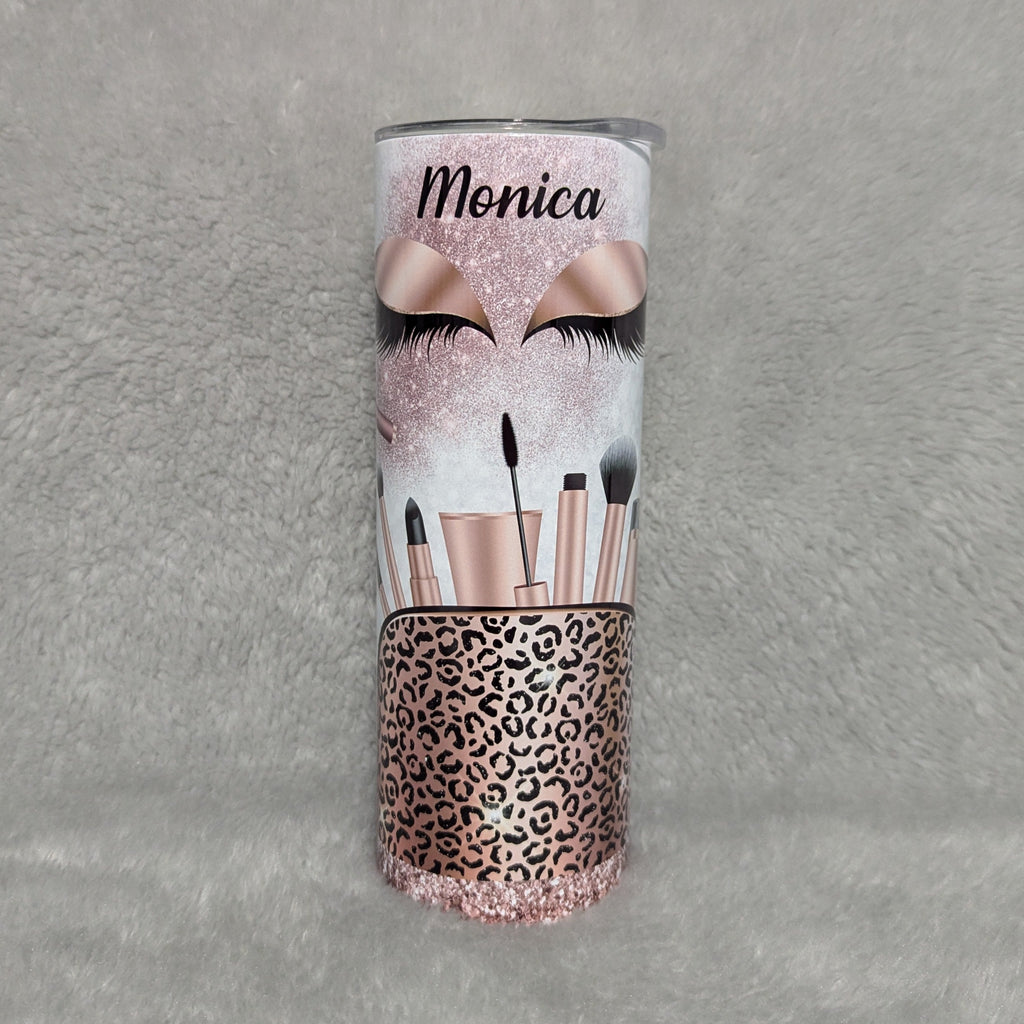 Cosmetologist Tumbler 20oz With Reusable Straw, Can Be Personalized