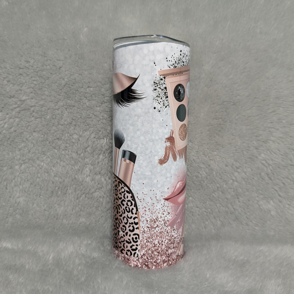 Cosmetologist Tumbler 20oz With Reusable Straw, Can Be Personalized