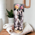 Cute Goat Tumbler 20oz With Reusable Straw, Can Be Personalized