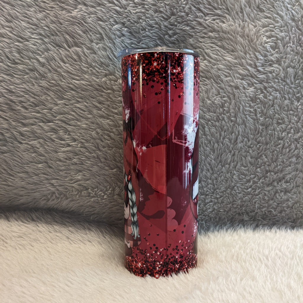 But First Wine Gnome Tumbler 20oz With Reusable Straw