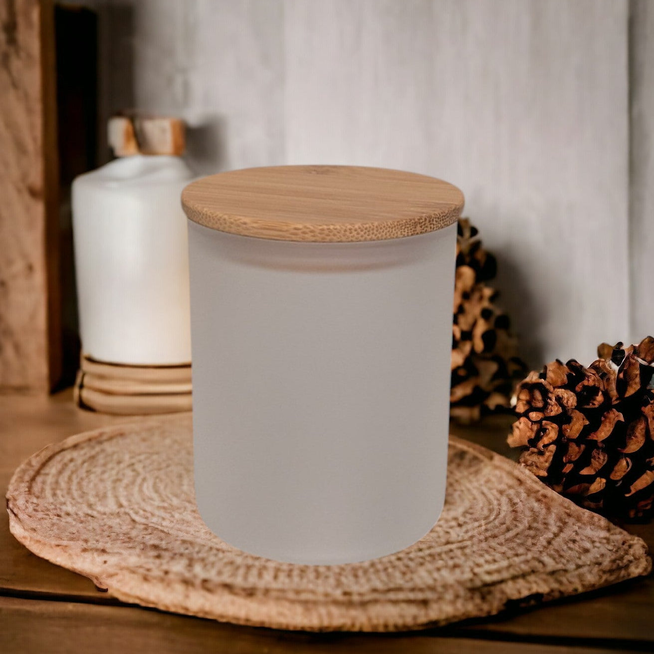Personalized Candle Holder With A Battery Operated Flickering Tea Light
