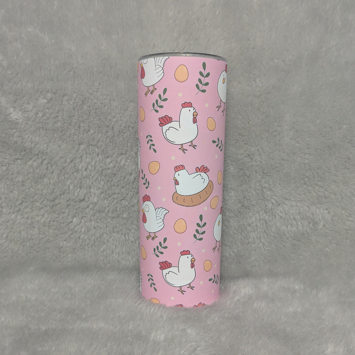 Cute 20oz Funny Chicken Tumbler 20oz With Reusable Straw