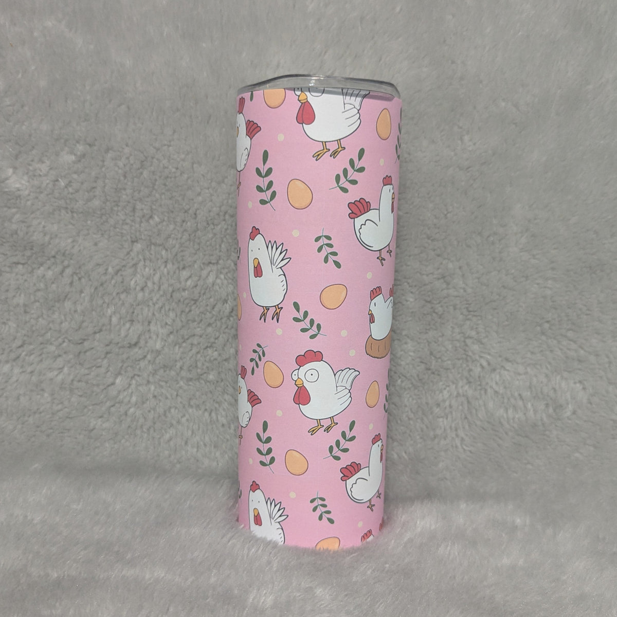 Cute 20oz Funny Chicken Tumbler 20oz With Reusable Straw