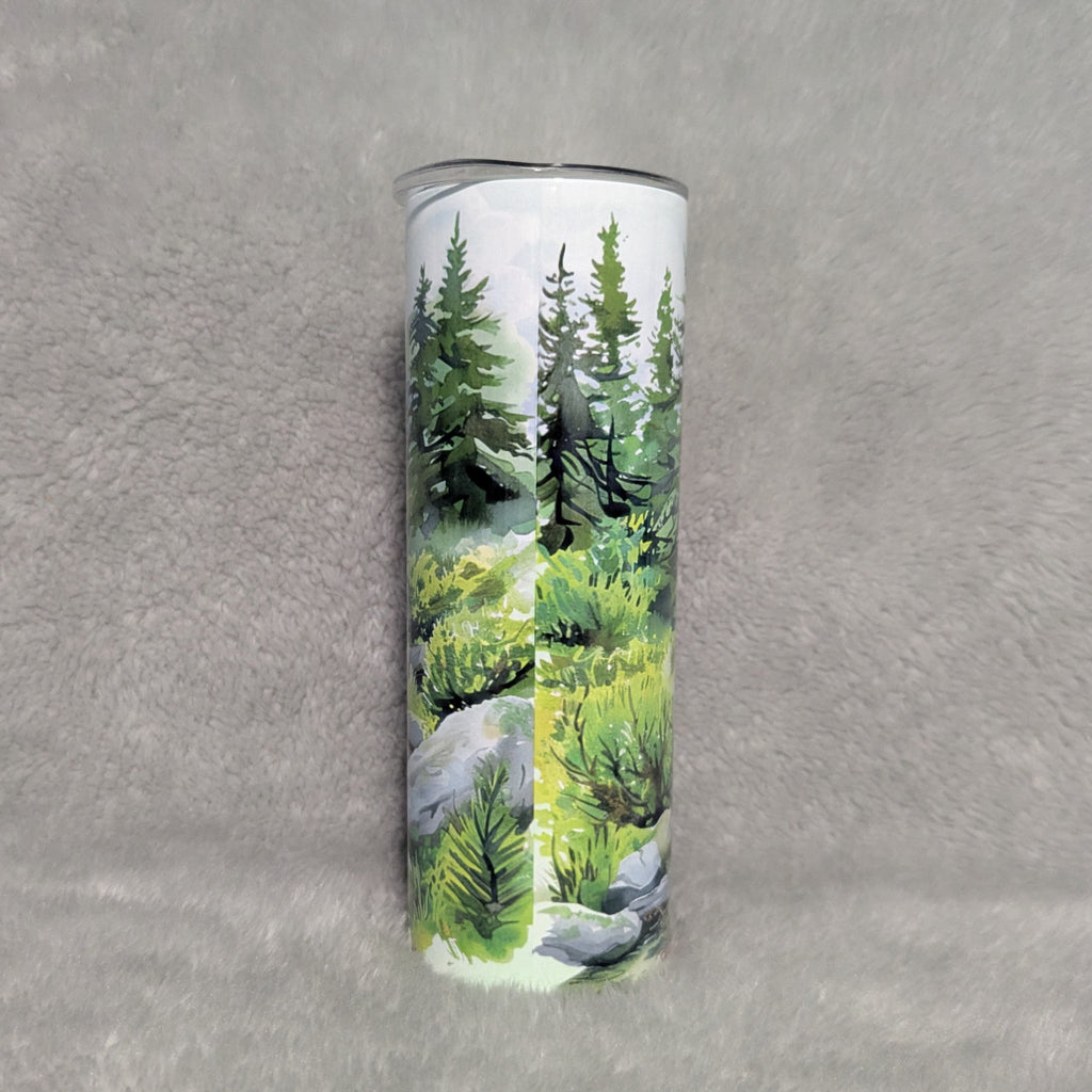 Chipmunk Tumbler 20oz With Reusable Straw, Can Be Personalized