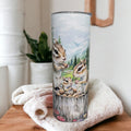Chipmunk Tumbler 20oz With Reusable Straw, Can Be Personalized