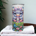 Colorful Highland Cow Tumbler 15oz With Reusable Straw, Can Be Personalzied