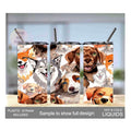 Kids Dog Tumbler 15oz With A Reusable Straw, Can Be Personalized