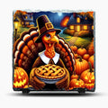 Fall Turkey Slate Picture With Display Legs