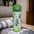 Kids Golf Water Bottle 12oz With Reusable Straw, Can Be Personalized
