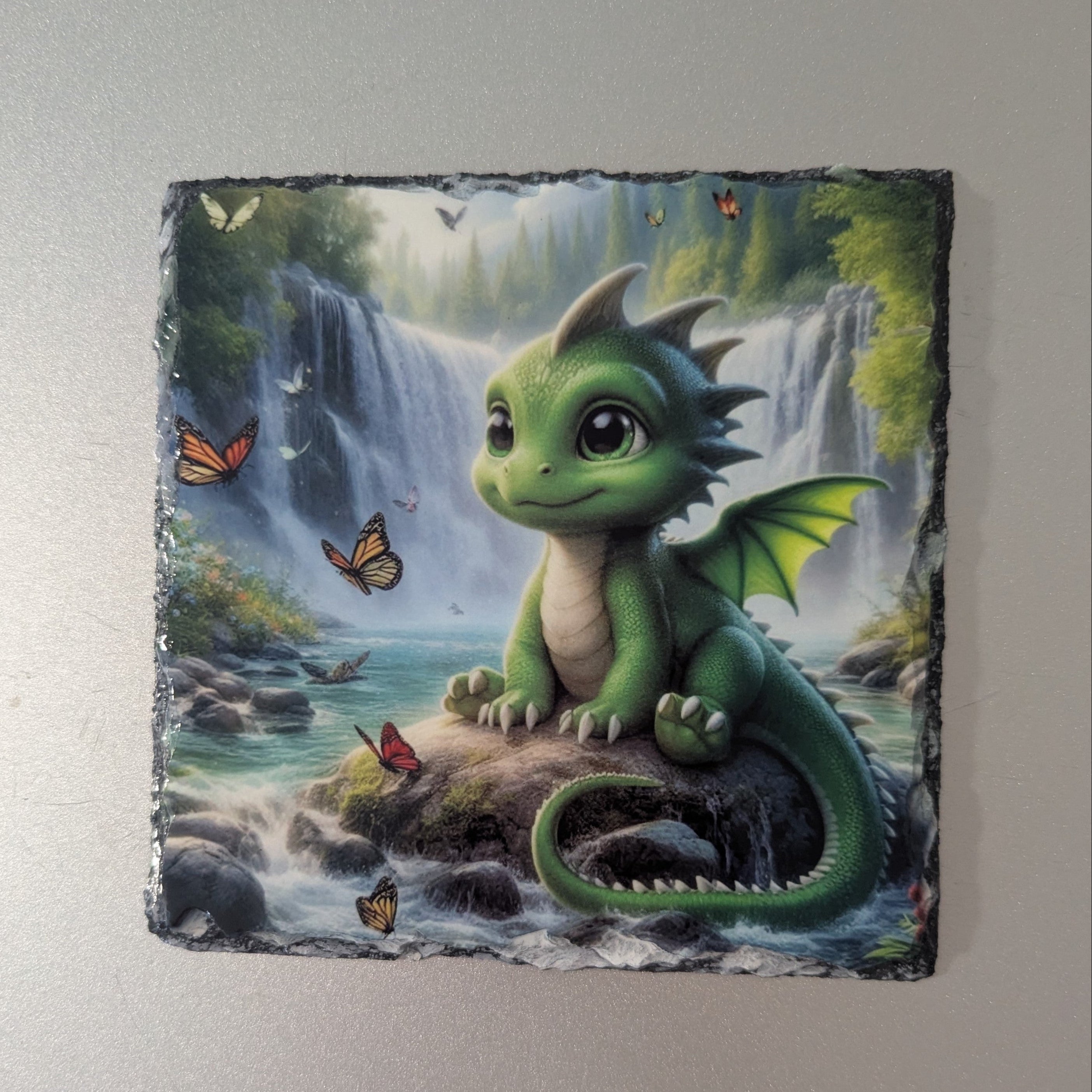 Green Dragon Slate picture With Display Legs