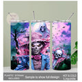 Scarecrow Tumbler 20oz With Reusable Straw, Can Be Personalized