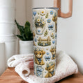 Highland Cow 3D Design Tumbler 20oz with Reusable Straw