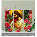Jesus Tumbler With The Bible Verse Psalm 30:7 - 20oz With Reusable Straw