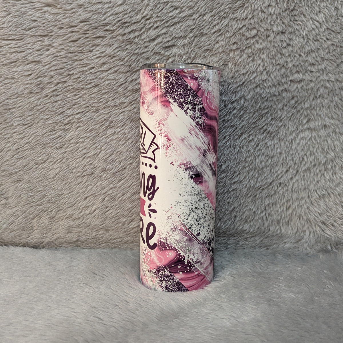 Boss Tumbler - Just A Girl Boss Building Her Empire Tumbler 20oz With Reusable Straw