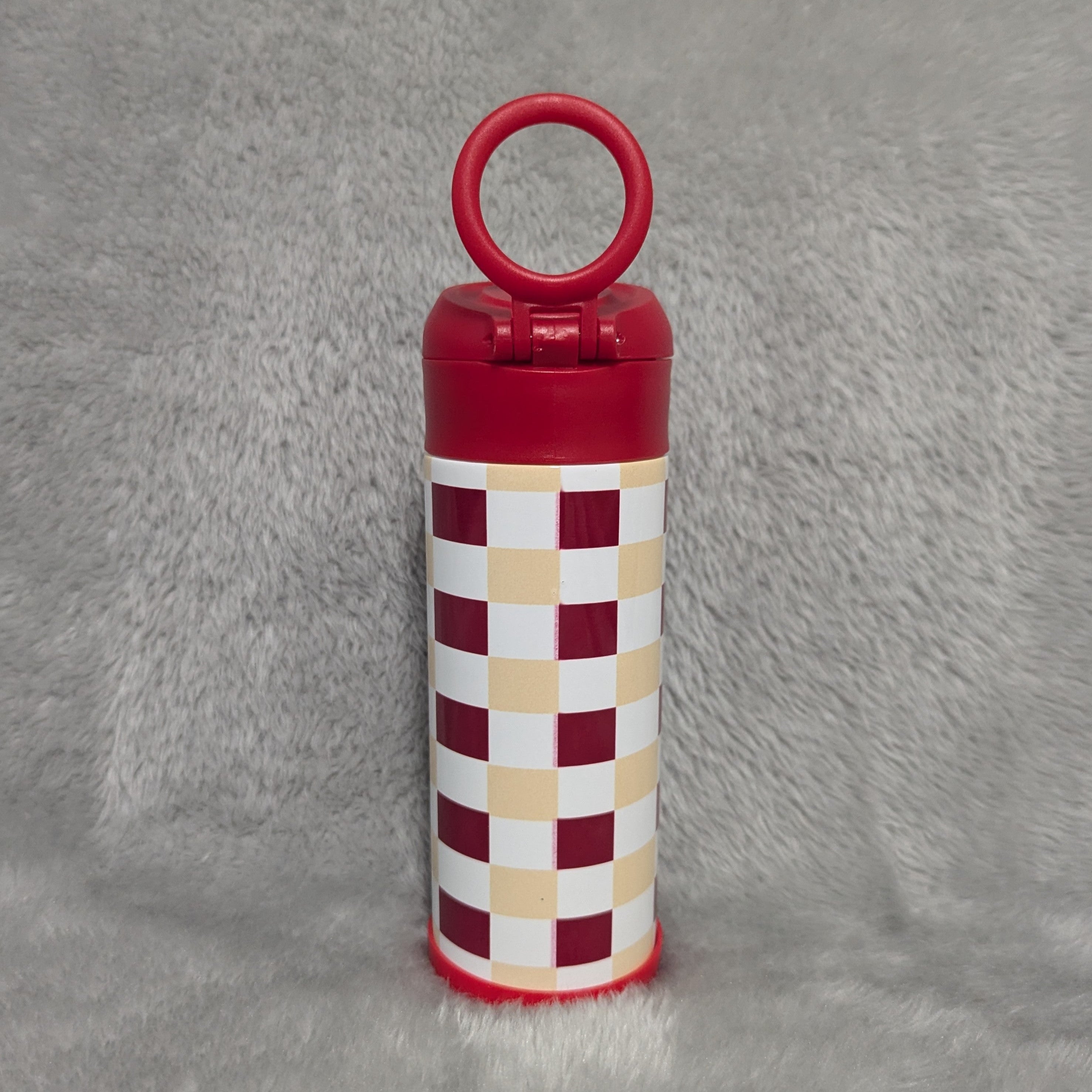 Little Warrior Boy Water Bottle 12oz With Reusable Straw Can Be Personalized